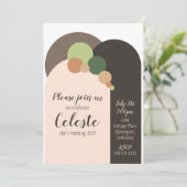 Uitnodiging tot moderne aardetonecirkels (Staand voorkant)