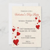 Uitnodiging tot moderne Valentijnsdag (Voorkant)