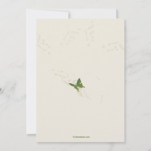 Uitnodiging tot Moederdag van Summer Flowers (Achterkant)