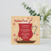 Uitnodiging tot Mok van feestdag (Staand voorkant)