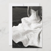 Uitnodiging tot mooie bride bruiloft (Achterkant)