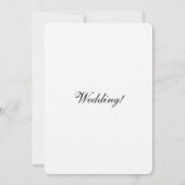 Uitnodiging tot mooie Doves Wedding (Achterkant)