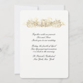 Uitnodiging tot mooie Doves Wedding (Voorkant)