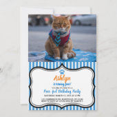 Uitnodiging tot mooie zakenkat (Voorkant)