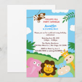 Uitnodiging tot oerwouden (Voorkant / Achterkant)