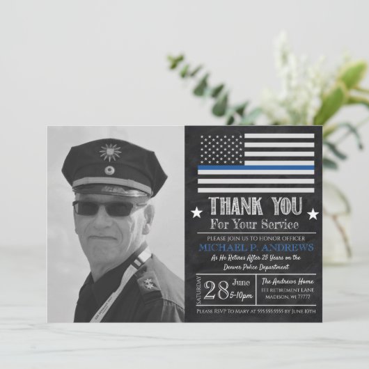 Uitnodiging tot ontheffing van politie (Staand voorkant)