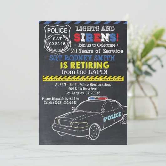 Uitnodiging tot ontheffing van politie (Staand voorkant)