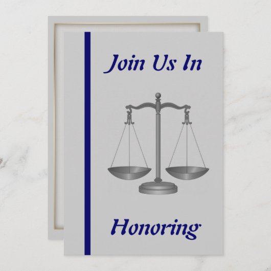 Uitnodiging tot ontheffing van rechter (Voorkant / Achterkant)