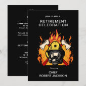 Uitnodiging tot ontslag als brandweerman/brandweer (Voorkant / Achterkant)