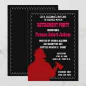 Uitnodiging tot ontslag als brandweerman/brandweer (Voorkant / Achterkant)