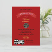 Uitnodiging tot ontslag als brandweerman/brandweer (Staand voorkant)