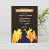 Uitnodiging tot ontslag als brandweerman/brandweer (Staand voorkant)