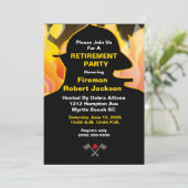 Uitnodiging tot ontslag als brandweerman/brandweer (Staand voorkant)