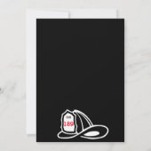 Uitnodiging tot ontslag als brandweerman/brandweer (Achterkant)