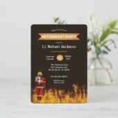 Uitnodiging tot ontslag als brandweerman/brandweer (Staand voorkant)