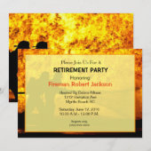 Uitnodiging tot ontslag als brandweerman/brandweer (Voorkant / Achterkant)