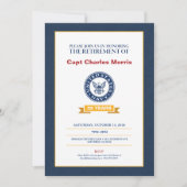 Uitnodiging tot ontslag bij de marine (Voorkant)