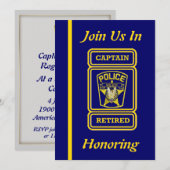 Uitnodiging tot ontslag van de kapitein-politie (Voorkant / Achterkant)