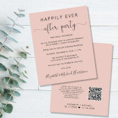 Uitnodiging tot ontvangst van bruiloft met budgetc