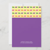 Uitnodiging tot oost-Bunny Rabbit (Achterkant)