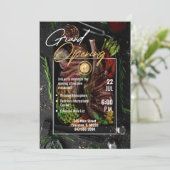 uitnodiging tot opening restaurant grand (Staand voorkant)