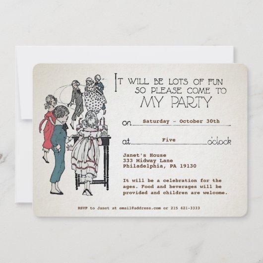  uitnodiging tot oplevering van kinderdagverblijve (Voorkant)