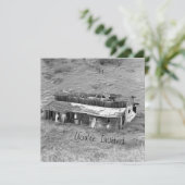 Uitnodiging tot opwarming van de aarde (Staand voorkant)