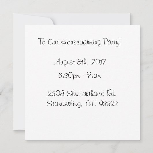 Uitnodiging tot opwarming van de aarde (Achterkant)