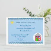 Uitnodiging tot opwarming van de aarde (Staand voorkant)