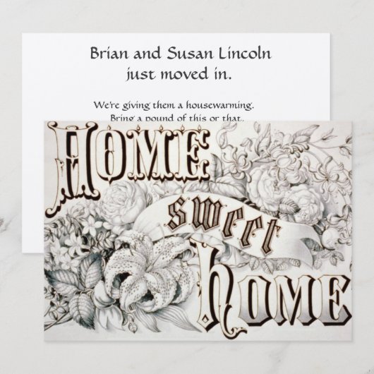 Uitnodiging tot opwarming van de aarde (Voorkant / Achterkant)