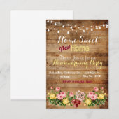 Uitnodiging tot opwarming van de aarde (Voorkant / Achterkant)