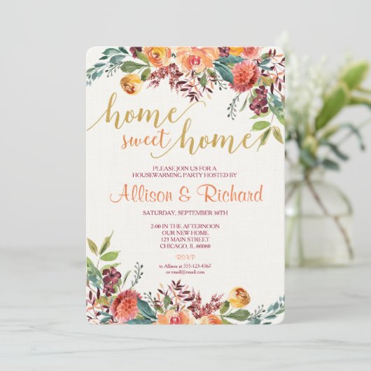 Uitnodiging tot opwarming van de aarde, herfst roe (Staand voorkant)