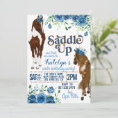 Uitnodiging tot opzadelen van paarden (Staand voorkant)