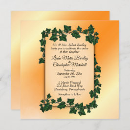 Uitnodiging tot Oranje bruiloft