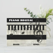 Uitnodiging tot overweging Piano (Staand voorkant)