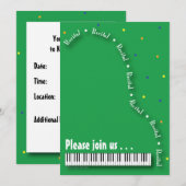 Uitnodiging tot overweging Piano (Voorkant / Achterkant)
