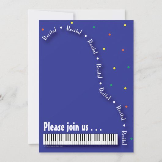 Uitnodiging tot overweging Piano (Voorkant)