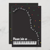 Uitnodiging tot overweging Piano (Voorkant / Achterkant)