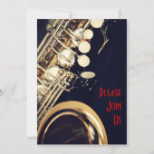 Uitnodiging tot overweging saxofone (Voorkant)