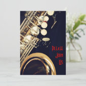 Uitnodiging tot overweging saxofone (Staand voorkant)