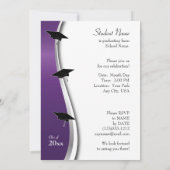 Uitnodiging tot Paars en Black Music Afstuderen (Achterkant)