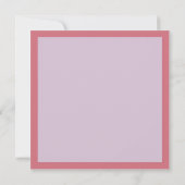 Uitnodiging tot Paars- en koraalweddenschappen (Achterkant)