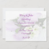 Uitnodiging tot Paars Roos (Achterkant)