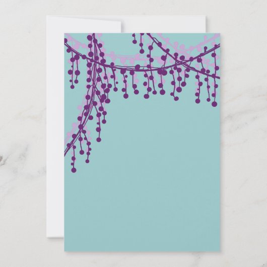 Uitnodiging tot Paarse en Blauwgroen weddenschappe (Achterkant)