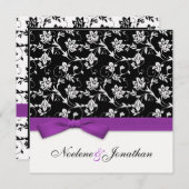 Uitnodiging tot Paarse weduwen (Voorkant / Achterkant)