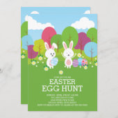 Uitnodiging tot paasbroodrooster Ecug Hunt (Voorkant / Achterkant)