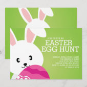 Uitnodiging tot paasbroodrooster Ecug Hunt Easter  (Voorkant / Achterkant)