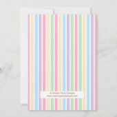 Uitnodiging tot paasfeest bij paasfeest (Achterkant)