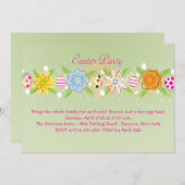 Uitnodiging tot paasgarland (Voorkant / Achterkant)