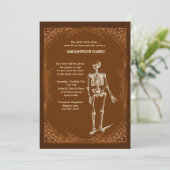 Uitnodiging tot partijstijl Halloween (Staand voorkant)